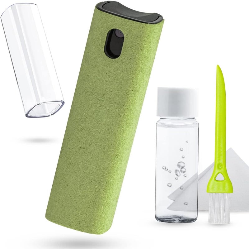 walrfid Screen Cleaner Touchscreen Mist Spray, Cleaning Kit for Electronic Smart Phone TV, Laptop, Tablet, PC, Computer LCD Flat Screens, Eyeglasses, Compatible with iPhone iPad MacBook Pro - Green - Image 1